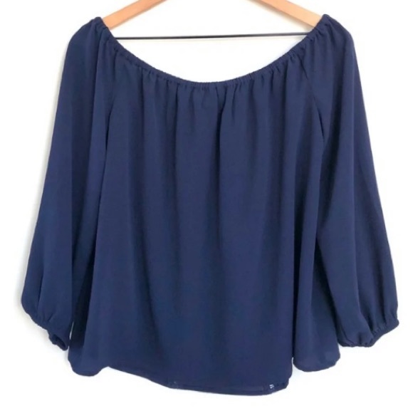 NWT CeCe French Riviera off shoulder blouse - S - Picture 4 of 8